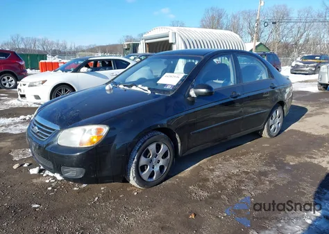 2007 Kia Spectra Ex z USA, uszkodzony, nr VIN KNAFE121175473097